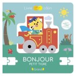 Bonjour, petit tigre - un livre puzzle avec un train a assembler