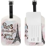 Paris toujours bonne idée tour eiffel etiquette de bagage de voyage en cuir pu porte - carte de nom pour ... Paris toujours bonne idée tour eiffel etiquette de bagage de voyage en cuir pu porte - carte de nom pour ...