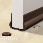 Boudin de porte de 93 cm, joint inf�rieur de porte, coupe - vent avec double joint, joint de porte, isolation ...