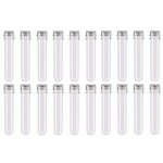 Bouteille cylindrique transparente pour masque, tube a essai en pet de 40ml, sous - bouteille de bonbons ...