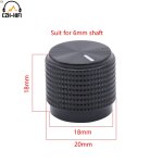 Bouton de pointeur en aluminium massif usiné cnc, potentiomètre de volume coloré pour amplificateur, ... Bouton de pointeur en aluminium massif usiné cnc, potentiomètre de volume coloré pour amplificateur, ...