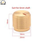 Bouton de pointeur en aluminium massif usiné cnc, potentiomètre de volume coloré pour amplificateur, ... Bouton de pointeur en aluminium massif usiné cnc, potentiomètre de volume coloré pour amplificateur, ...