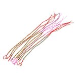 Bracelets brsiliens tresss a la main ethniques multicolores, 9 pices, #4