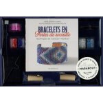 Bracelets en perles de rocaille - techniques de tissage et modles - coffret avec 1 mtier a tisser, ...