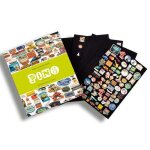Broche album grande, avec 4 feuilles velours incluses, b - design