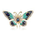 Broche papillon vintage pour femmes, jolie broche en forme d'animal, bijoux de d�coration