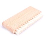 Brosse de nettoyage des disques vinyles, poils de ch�vre antistatiques, manche en bois, pour lecteur ...
