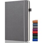 Bullet dotted journal - dotted journal - carnet pointill a5 - 140gsm papier epais avec 152 pages, poche ...
