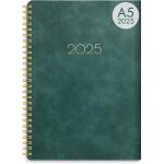 Burde agenda semainier 2025 senator twist format a5 21 x 16 cm a spirale dcembre 2024 a janvier 2026 ...