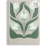 Burde senator a5 story tulip 2025 / 2026, agenda a5 a spirales ¿ organiseur compact & el�gant, planning ...