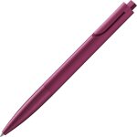 Burgundy stylo a bille - stylo a bille avec corps triangulaire en plastique - clip emergeant du contour ...