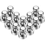 Busatia 12 pi�ces mini aimant n52 12x16mm avec bo�te de rangement pour bureau, ecole, tableaux blancs ...