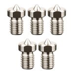 Buse de filetage en alliage de titane, 5 pi�ces, t�te d'impression pour imprimantes 3d, raccords de moteur ...