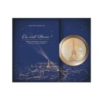 Ca, c'est paris ! - avec un presse - papiers vintage a l'effigie de la tour eiffel