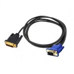 Cble adaptateur vga hd pvc dvi (24 + 5 broches) mle a mle, rallonge vga pour moniteur de projecteur ...