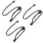 C�ble d'alimentation modulaire, 3x pci - e, 8 broches a 8 broches (6 + 2 broches), pour corsair rm1000x ...
