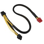 C�ble d'alimentation pci - e a double 8 broches 50cm, c�ble d'alimentation pci express pour carte graphique ...