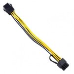 C�ble d'alimentation portable 6 broches a 8 broches 22cm, carte graphique, s�parateur de cordon de donn�es ...