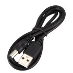 Cble d'alimentation usb 5v, 5. 5mm / 2. 1mm, cc (noir, 75cm)