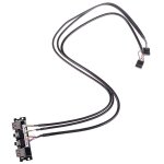 Câble de connexion usb 2. 0 pour carte mère, port audio, micro, pc pcb, panneau avant Câble de connexion usb 2. 0 pour carte mère, port audio, micro, pc pcb, panneau avant