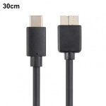 Cble de disque dur 5 gbps transfert de donnes pvc type - c vers micro b 450 mo / s cordon de ligne ...