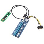 C�ble d'extension de carte graphique m2 ngff a 16x 6pin dc - dc, c�ble d'alimentation simple 8 cartes ...