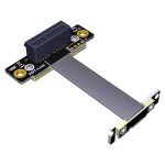 Cble d'extension pcie 3. 0 x1 a x1 r11sl - tl double angle droit de 90 degrs, 8gbps pci express 1x ...
