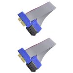 C�ble d'extension ruban pci express pcie riser, convertisseur de carte pour carte graphique, gpu, minage, ...