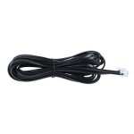C�ble d'extension de t�l�phone, ligne de modem de fax, longueur de 5m, noir