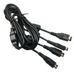 C�ble de ligne de combat pour 4 joueurs, 1. 5m / 5ft, pour jeu en ligne, compatible avec nintendo gba ...