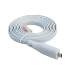 Câble plat usb type c rs232 a rj45, 6 pieds, adaptateur pour console, compatible avec routeur cisco ftdi ... Câble plat usb type c rs232 a rj45, 6 pieds, adaptateur pour console, compatible avec routeur cisco ftdi ...