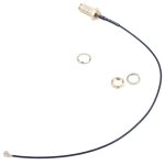 C�ble de raccordement u. fl / ipx vers rp - sma femelle, 15cm, antenne en queue de cochon, couleur or ...