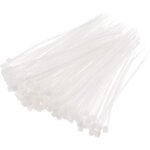 Cble serrage collier 80mmx1. 8mm autobloquant nylon attache enveloppes blanc 300pcs