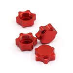 Cache - moyeu de roue en aluminium, 4 pièces, couvercle anti - poussière, ecrou hexagonal de 17mm pour ... Cache - moyeu de roue en aluminium, 4 pièces, couvercle anti - poussière, ecrou hexagonal de 17mm pour ...