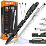 Cadeau homme / femme , 2pcs multifonction 9 en 1 stylo, idee cadeau fete des peres , cadeau papa, idee ...
