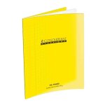 Cahier 24x32 - 48 pages - sys - polypro jaune
