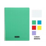 Cahier - 24x32(cm) - grands carreaux - 48 pages - couverture en polypro - sans spirale - clairefontaine ...