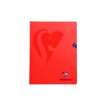 Cahier - 24x32(cm) - petits carreaux - 48 pages - couverture en polypro - sans spirale - clairefontaine ...