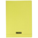 Cahier - a4 (21x29, 7cm) - petits carreaux - 96 pages - polypro - jaune