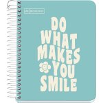 Cahier a6, carnet de messages, 1 bande de couleur, 100 feuilles de 90 g / m, lign� horizontal de 7 mm, ...