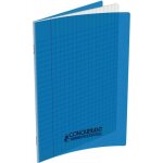 Cahier conqu�rant classique grands carreaux 48 pages 90gr couverture polypro (24x32cm) (bleu)