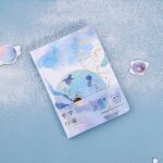 Cahier de pages couleur a5, univers parallle, estampage a chaud, exquis, pour journal intime, cadeau ...
