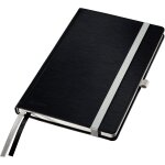 Cahier couverture rigide a5 quadrill, 160 pages 100g / m, style, noir