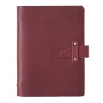 Cahier en cuir a5 a feuilles mobiles, classeur a 6 anneaux pour le bureau et les affaires, carnet pour ...