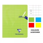 Cahier d'�criture - 17x22(cm) - dl 3 mm - 32 pages - couverture en polypro - sans spirale - clairefontaine ...