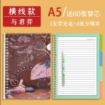 Cahier a feuilles mobiles b5, cahier d�tachable, livre a grille, mauvais livre de titre, cahier simple, ...