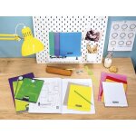 Cahier - index - 4 en 1 - 17x22cm - grands carreaux - 96 pages - couverture polypro - sans spirale - ...