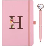 Cahier journal en pu cuir, a5 carnet de notes avec stylo coeur, journal intime, carnet de voyage avec ...