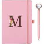 Cahier journal en pu cuir, a5 carnet de notes avec stylo coeur, journal intime, carnet de voyage avec ...