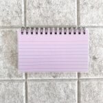 Cahier a lignes horizontales, livre a bobine dchirable, journal, carnet de notes, fournitures de bureau, ...